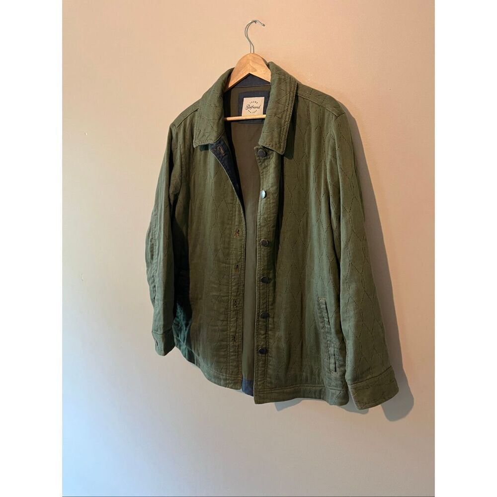 Jachs Girlfriend Green Quilted Barn Jacket Womens Medium - Picture 4 of 9